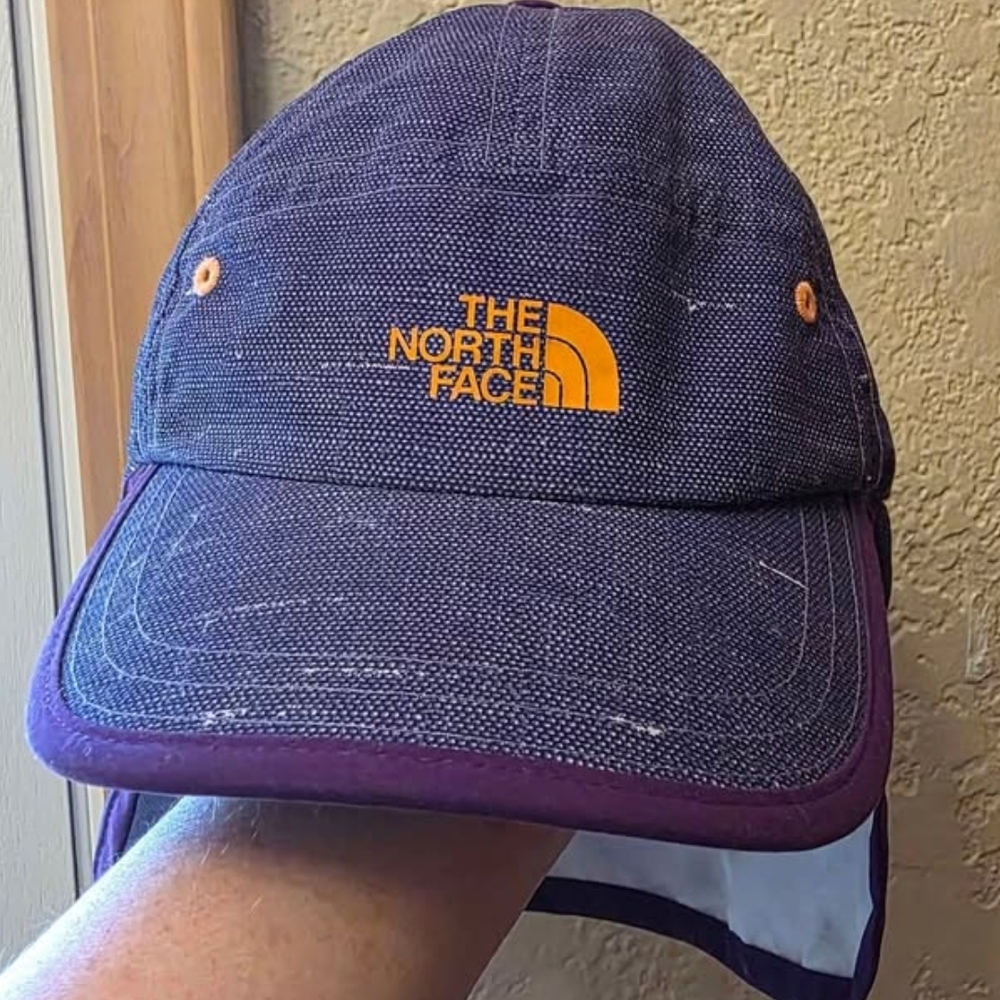 The North Face Men's Cap in Purple and Orange